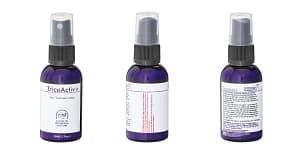 TricoActiv+ Hair Lotion Directions and front label