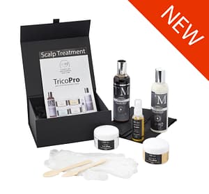 TricoPro Juniper Keratolytic Scalp Treatment Pack 1x 100ml Juniper Keratolytic Scalp cream 1x 100ml Reconditioner 1x 250ml TM Juniper Therapy Shampoo 1x 250 ml TM Juniper Therapy Conditioner, 1 x 50ml Scalp Treatment lotion 1x Pair of disposable gloves 2x Dispensing spoons 1x Instruction leaflet