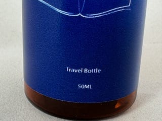 Minoxidil travel bottle – No contents